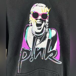 P!nk Summer Carnival 2023 Tour Hoodie Black Graphic Concert Merch Unisex